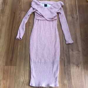 NWT May Pink Knit Dress